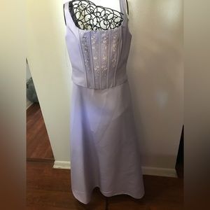 Eden Bridals Maxi Dress light purple sz 10
